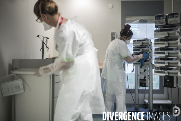 Service de réanimation de l hôpital Robert Ballanger.