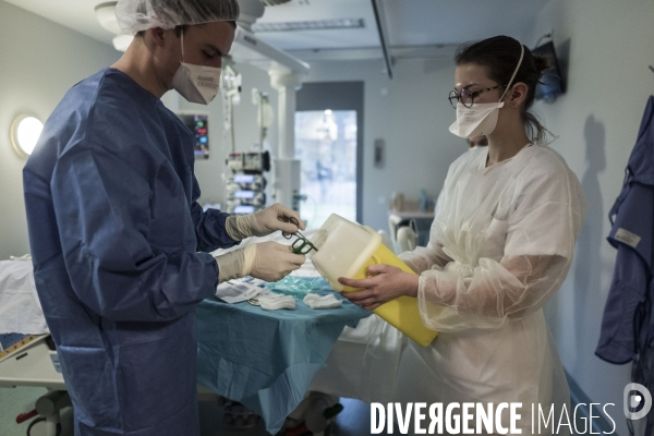 Service de réanimation de l hôpital Robert Ballanger.