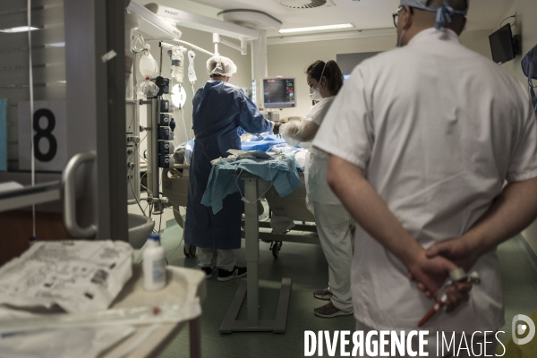 Service de réanimation de l hôpital Robert Ballanger.