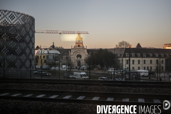 Paysage vu du train.