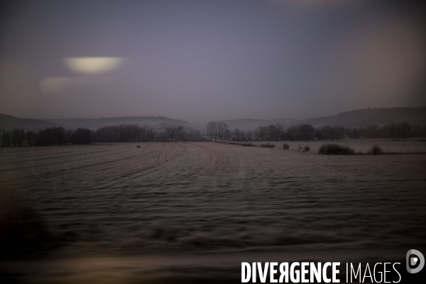 Paysage vu du train.