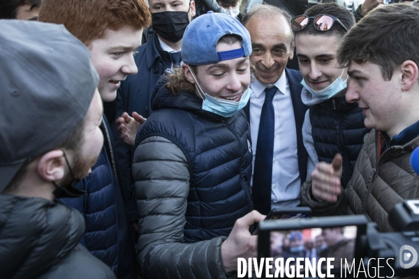 Déplacement d Eric ZEMMOUR dans les Hauts-de-France