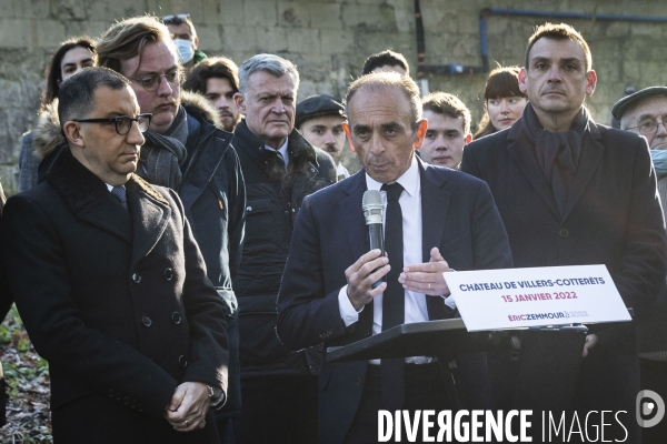 Déplacement d Eric ZEMMOUR à Villers-Cotterêts