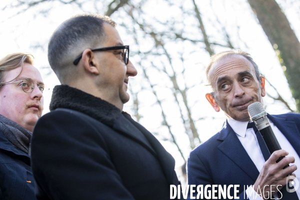 Déplacement d Eric ZEMMOUR à Villers-Cotterêts