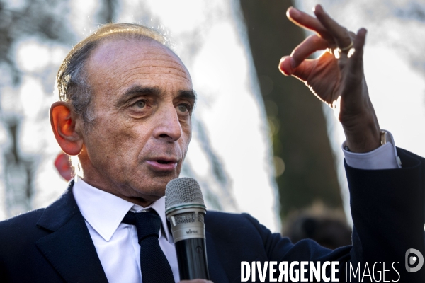 Déplacement d Eric ZEMMOUR à Villers-Cotterêts