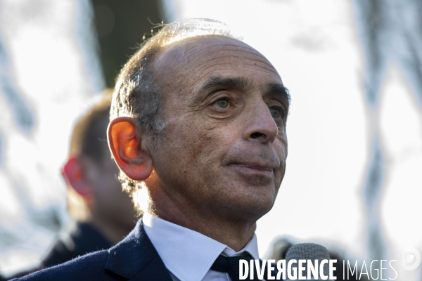 Déplacement d Eric ZEMMOUR à Villers-Cotterêts