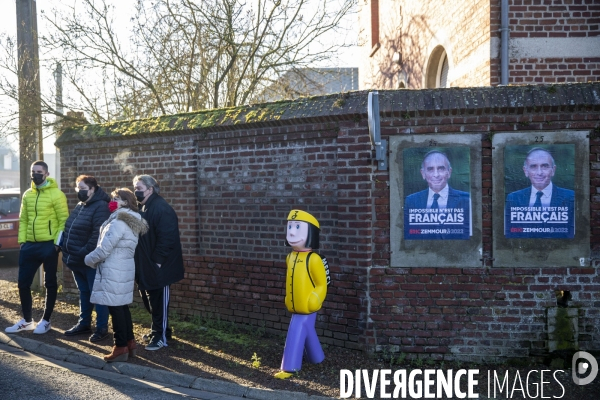 Déplacement d Eric ZEMMOUR dans les Hauts-de-France