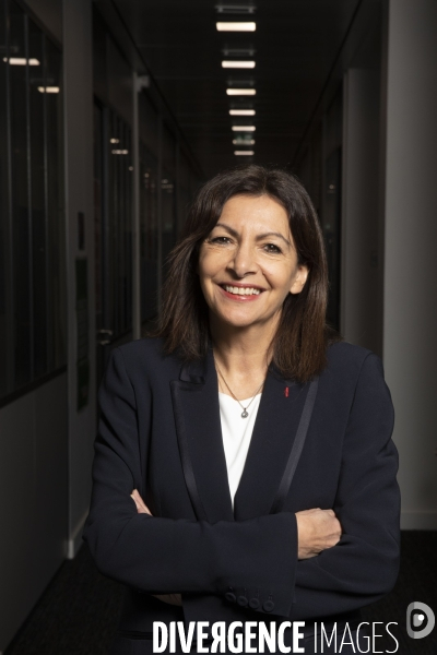 Anne HIDALGO, interview à son QG de campagne pour l élection présidentielle 2022