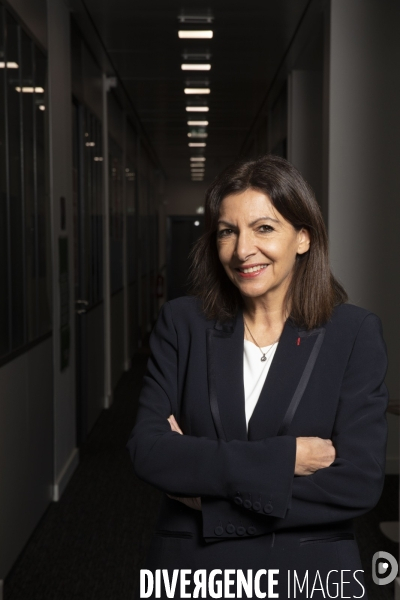 Anne HIDALGO, interview à son QG de campagne pour l élection présidentielle 2022