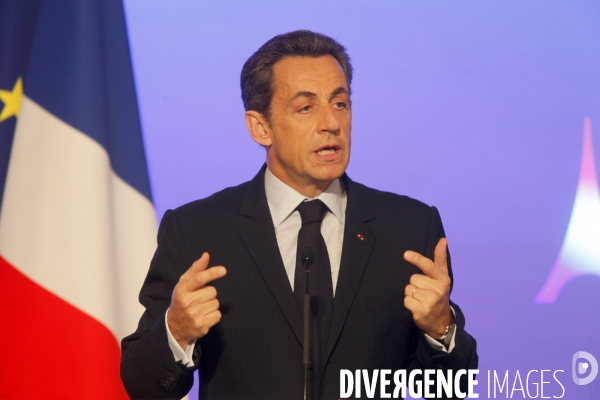 Conférence de presse de NICOLAS SARKOZY, présentation de la présidence française du G8 et du G 20