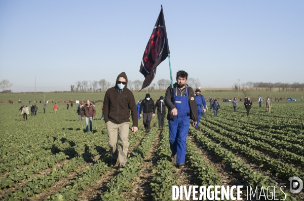 Manifestation contre les bassines a mauze-sur-le-mignon.