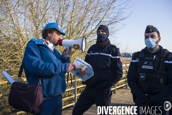 Manifestation contre les bassines a mauze-sur-le-mignon.