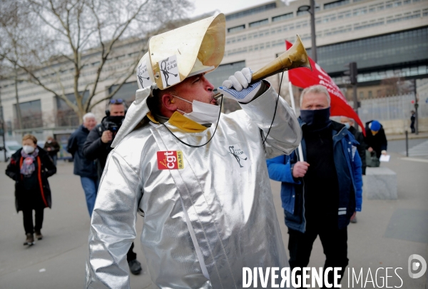 Manifestation des salariés de la SAM