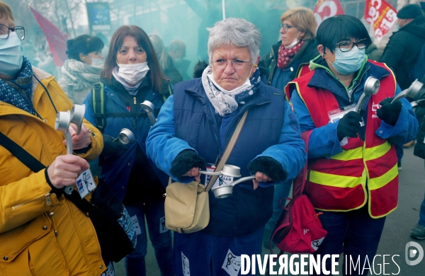 Manifestation des salariés de la SAM