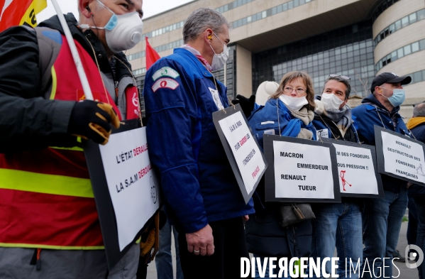 Manifestation des salariés de la SAM