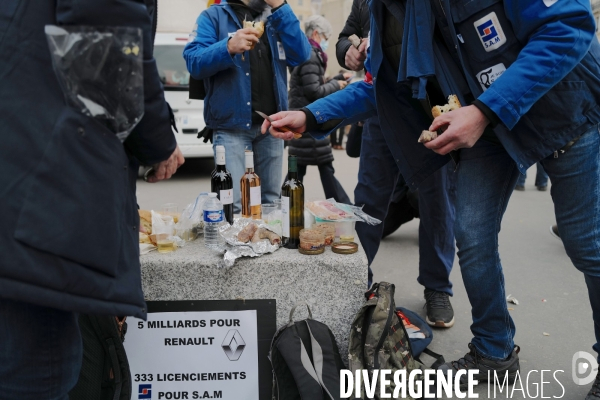 Manifestation des salariés de la SAM