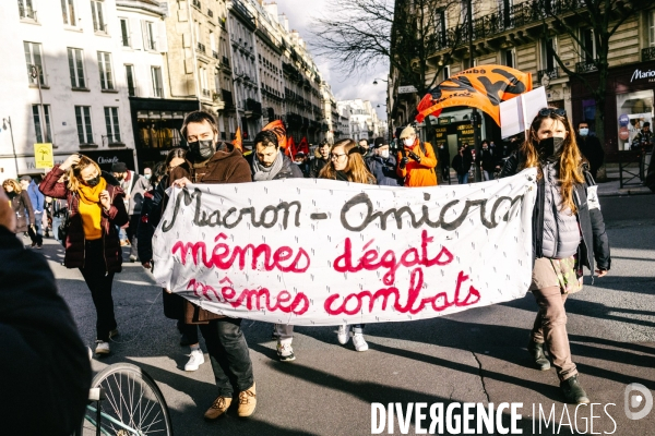 Manifestation des enseignants et des personnels de l Education nationale 20012022