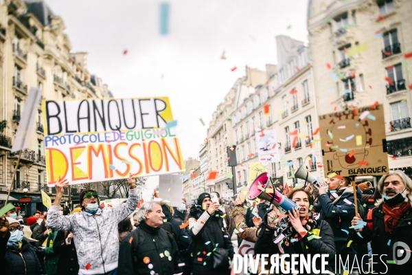 Manifestation des enseignants et des personnels de l Education nationale 20012022