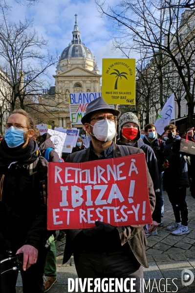 Manifestation des enseignants, des personnels de l education nationale et des organisations de parents d éleves