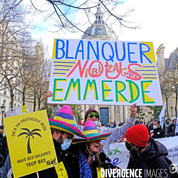 Manifestation des enseignants, des personnels de l education nationale et des organisations de parents d éleves