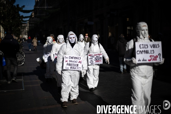 Toulouse : manifestation anti vax