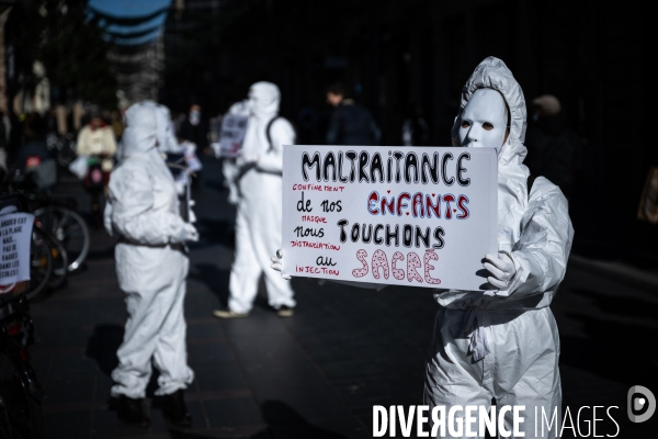 Toulouse : manifestation anti vax