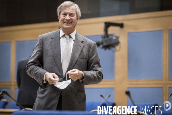 Audition de Vincent Bolloré au Sénat