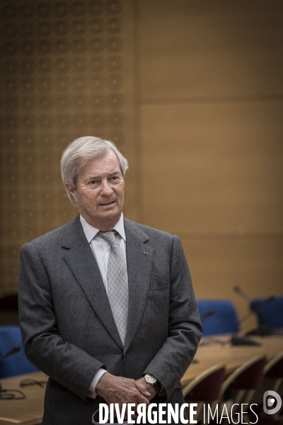 Audition de Vincent Bolloré au Sénat