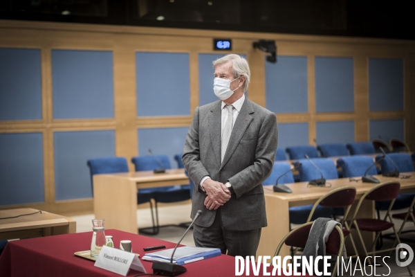 Audition de Vincent Bolloré au Sénat