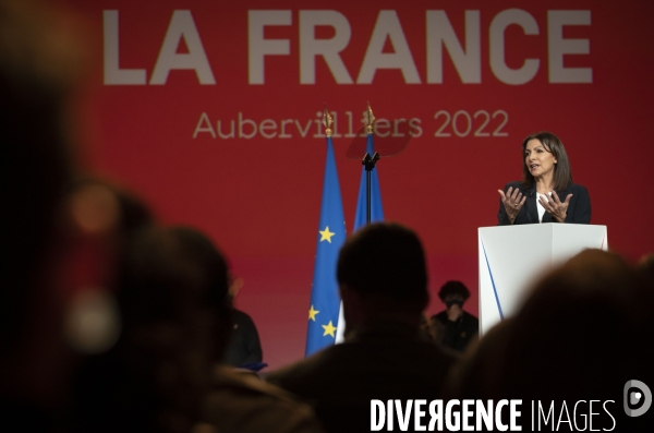 Meeting d  Anne HIDALGO à Aubervilliers