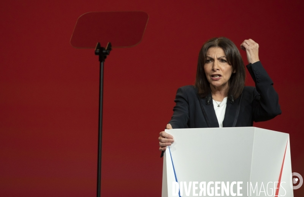 Meeting d  Anne HIDALGO à Aubervilliers