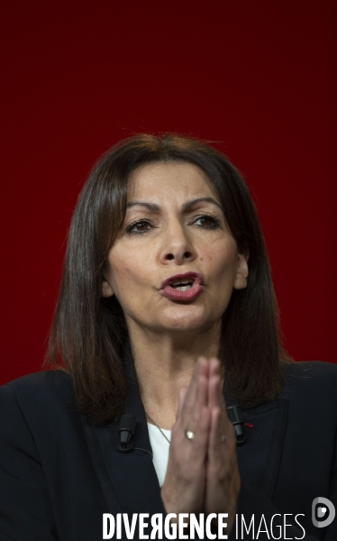 Meeting d  Anne HIDALGO à Aubervilliers