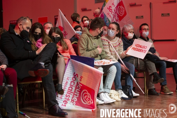 Meeting d  Anne HIDALGO à Aubervilliers