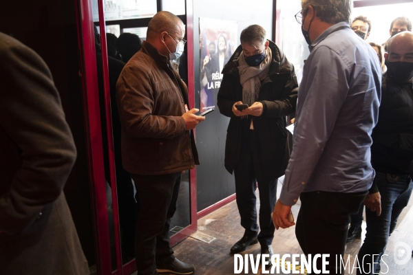 Meeting d  Anne HIDALGO à Aubervilliers