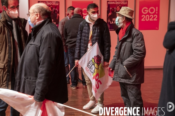 Meeting d  Anne HIDALGO à Aubervilliers