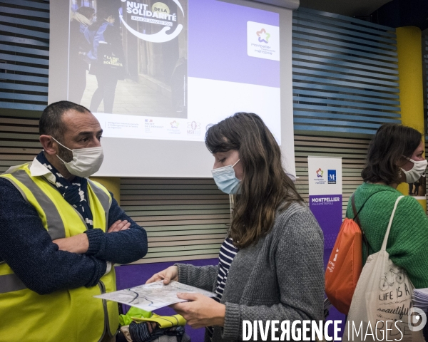 Nuit de la solidarité à Montpellier