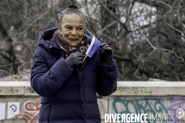 Christiane Taubira, candidate à l élection présidentielle.