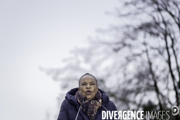 Christiane Taubira, candidate à l élection présidentielle.