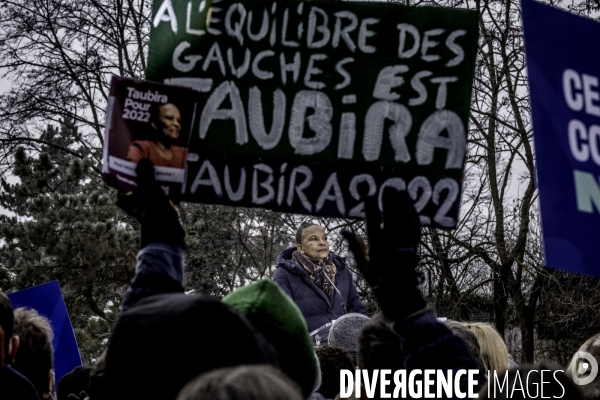 Christiane Taubira, candidate à l élection présidentielle.