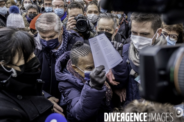 Christiane Taubira, candidate à l élection présidentielle.