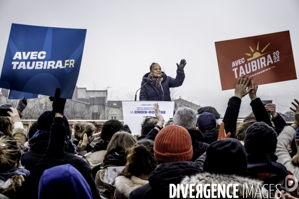 Christiane Taubira, candidate à l élection présidentielle.