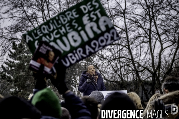 Christiane Taubira, candidate à l élection présidentielle.