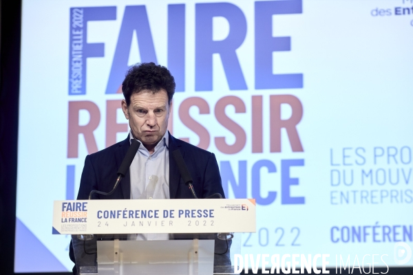 Geoffroy Roux de Bezieux , propositions du MEDEF pour la présidentielle 2022