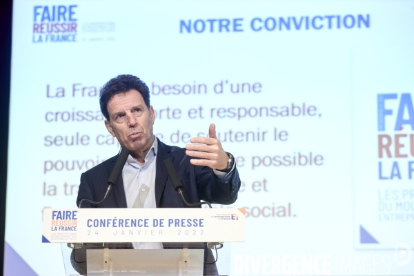 Geoffroy Roux de Bezieux , propositions du MEDEF pour la présidentielle 2022