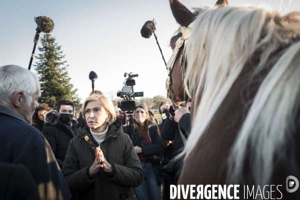 Déplacement de Valérie Pecresse dans le Doubs.