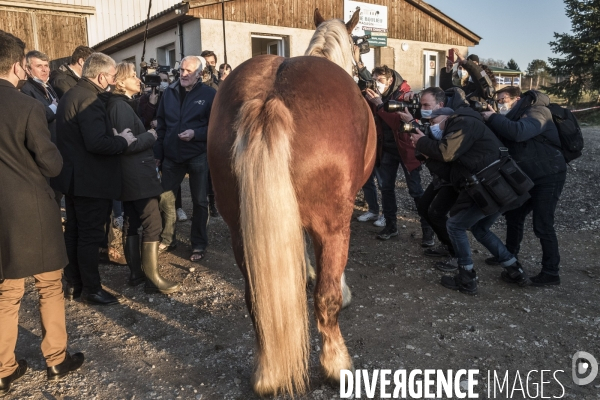 Déplacement de Valérie Pecresse dans le Doubs.