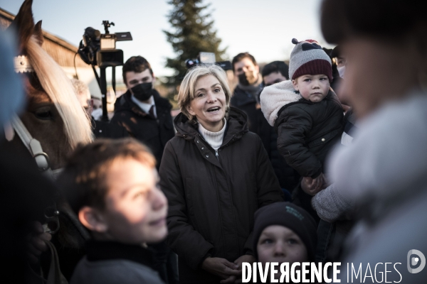 Déplacement de Valérie Pecresse dans le Doubs.