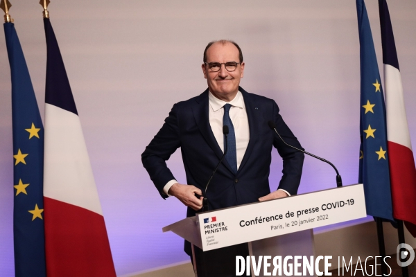 Jean castex - olivier veran - conf du 20 janvier 2022