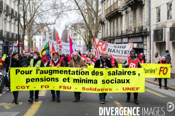 Manifestation pour le pouvoir d achat à Nantes