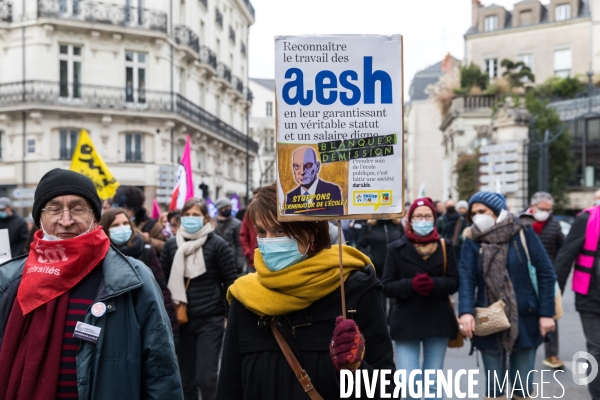 Manifestation pour le pouvoir d achat à Nantes